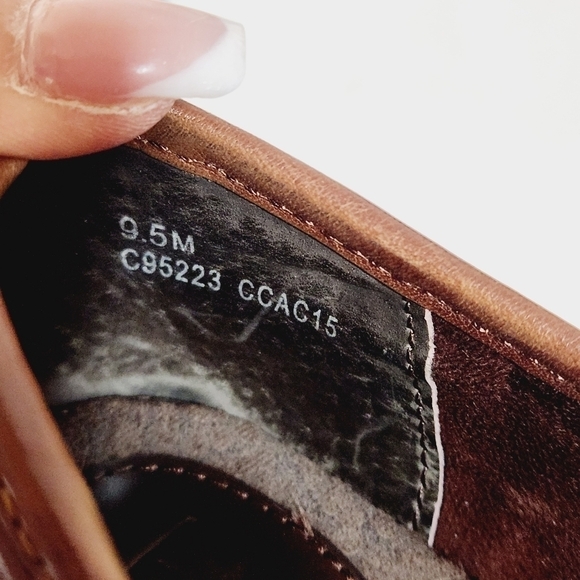 BOC Born Concept Shoes Howell Slip On Chunky Loafer Brown Leather Sz 9.5 - Picture 10 of 11